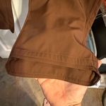 Brown Straight Leg Pants with Durable Fabric Size XL Photo 3
