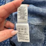 Frank & Eileen  Blue Linen Pineapple Button Up Shirt front pocket lightweight XS Photo 8