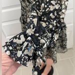 Hugo Boss NWT BOSS Denada Floral Long Sleeve Dress in Black Fantasy Size 4 Photo 7