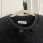 ANINE BING  Black Romona Crewneck Los Angeles Sweatshirt Photo 2