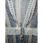 Rebellion  Again Duster Kimono Cover Up Lace‎ Trim Boho Festival S Cottagecore Photo 1