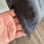 Vintage Warners Lace Half Slip Satin Black XL Photo 4