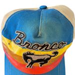 Ford Retro Old School Style Official BRONCO Blue White Snapback Hat baseball hat Photo 7