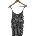 American Eagle Navy Paisley Jumpsuit Size Medium Spaghetti Strap Boho Photo 2