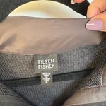 Eileen Fisher Merino Wool Sweater Vest Full Zip Puffer Gray Quiet Luxury Small Photo 7