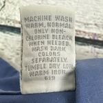 Lands' End  Women's Blue Button Up Cotton Dress Shirt [Size Medium]‎ Made in USA Photo 7