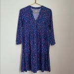 Lilly Pulitzer  Alaina 3/4 Sleeve Dress Blue Flare in Growl and Prowl Photo 1