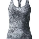 Lululemon Cool Racerback Tank II - Luon Spray Jacquard White Black - 2 Photo 2