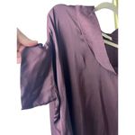 Stark X Oversized Wide Neck Dark Burgundy Top Sz. S Red Photo 1