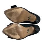 Betsey Johnson Black Suede Bow Pointed Toe Kitten Heel Pumps Classic Shoes Photo 7