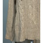 Old Navy  Tan Knit V-neck Long Sleeve Sweater, 2009, Small Photo 3