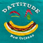 Gildan Dat Dog Dattitude New Orleans Green 100% Cotton Preshrunk Graphic T-shirt, size L Photo 5