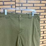 Old Navy  Olive Green Crop Pants Size Large Photo 3