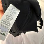 Aerie  Offline Real Me Extra Stretch Black Sports Bra Medium Support Ruffle Photo 2