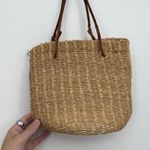 Esprit Vintage Jute Natural Bag Handle Summer Cottage Leather Handle Photo 6