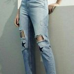 Sandro Paris high rise ankle Star Jeans Blue Size 27 Photo 0