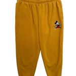 Disney  Parks Disneyland Resort Mickey Hoodie Jogger Set Yellow L Top M Bottoms Photo 2