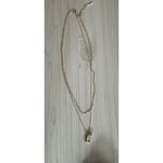 2 PCS Gold Plated Initial Letter E Layered Charm Pendant Necklace Set for Women‎ Photo 1