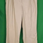 NWT House Of Harlow Womens 1960 Beige Vegan Leather Wide Leg Pants 12‎ Photo 0