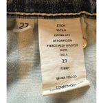 NWT ETICA Women's‎ Medium Wash High Rise Straight ETHICALLY MADE Blue Jeans 27 Photo 3