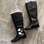 Charter Club  Womens Johannes Leather Tall Knee-High Boots in Black, Size 5.5 NEW Photo 1