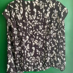 Nine West  Purple Leopard Print Blouse‎ Work Wear Top Dress Clothes EUC Photo 3