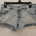 We The Free  Denim Distressed Shorts Size 24 Photo 0