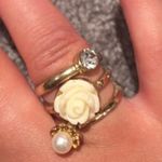 Set of 3 rings Silver Photo 2