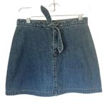 Y2K Gap Denim Jean Skort 100% Cotton 27 Waist Blue Size M Photo 0