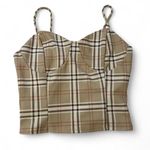 Timing Plaid Cropped Tanktop Photo 0