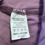 lavender purple athletic workout yoga high rise stretchy pants size s/m Photo 5