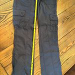 Hollister Mid-Rise Relaxed Boot Cut Cargo Pants In Slate Blue, Size 23R Photo 2