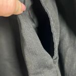 Risen Men’s Unique Black Stretch Button Up/Gray Hoodie Hybrid Size Medium Photo 4