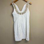 Lilly Pulitzer Resort White Gold Cord Suzette Sleeveless Shift Dress Size 6 Photo 3