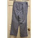 Talbots Blue Striped Linen Blend the Easy Drawstring Pant Women’s Size 6 Photo 10