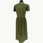 Christy Dawn NWT The Dawn Cotton Gauze Midi Dress | Sz Small | Forest Green Photo 4