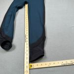 Lululemon Leggings 6 Womens Teal Blue & Black High Rise Athletic Yoga Gym Pocket Photo 4