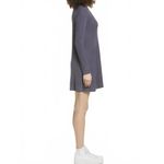 Lulus Sweet Comfort Long Sleeve Swing Sweater Dress Heather Navy XS Photo 2