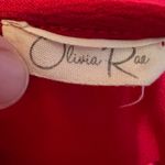 Olivia Rae  Halter Neck Mini Dress Womens Small Red Sleeveless Flare Party Date Photo 3