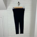 Lulus Lulu’s Stay Extra High Waist Black Ribbed Cropped Capri Pants Size S Photo 8