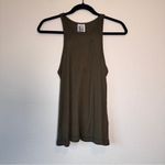 We The Free Free People Olive Green Long Line Sleeveless Top Womens S Tank Blouse Casual Photo 1