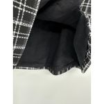 ZARA  Womens Black Tweed Mini Skirt Size S Academia Preppy Schoolgirl Photo 3