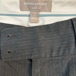 Banana Republic Charcoal Pinstripe Martin Fit Trousers size 8, like new! Photo 1