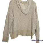 POL Beige Pullover Long Sleeve Crop Hoodie Size Large Photo 2