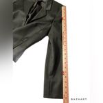 Ellen Tracy | Linda Allard 100% Wool Suit Blazer Gray Size 8 Photo 5