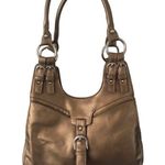 st. john's bay Bronze Shoulder Bag with Antique Brass Details Photo 0