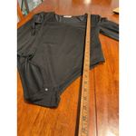Spadehill Black Long Sleeve Scoop Neck Bodysuit Womens Medium Layer Warm‎ Work Photo 4