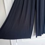 Free People • FP Beach Alia wide leg pants black flowy jersey knit palazzo Photo 7