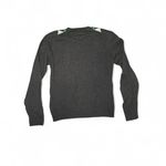 EXPRESS Women’s XS Argyle Sweater V-Neck Green Gray Diamond Knit Preppy Crest Photo 1