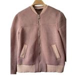 Top Shop Padded Bomber Zip Jacket Dusty Rose Women’s S Barbie Core Academia Photo 0